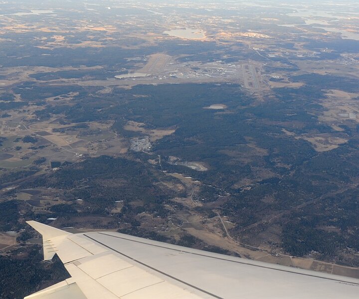 _DSC0005 View after takeoff from Arlanda airport.