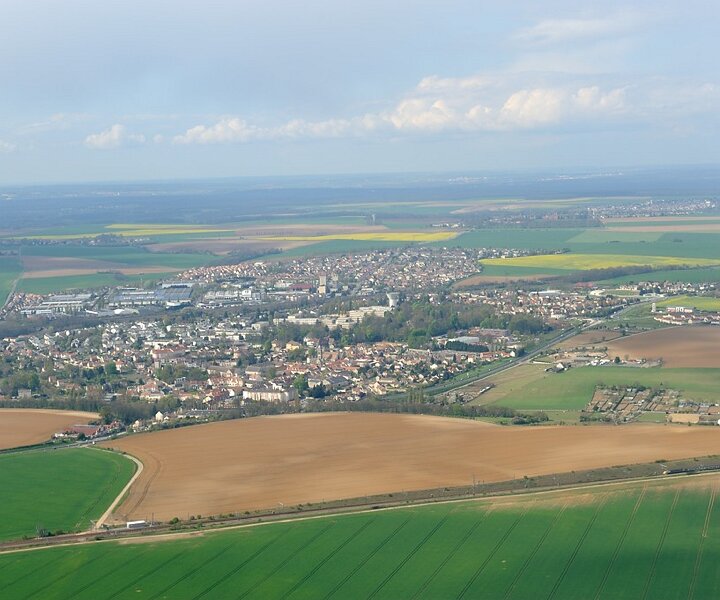 _DSC0003 View after takeoff from Charles de Gaulle airport.