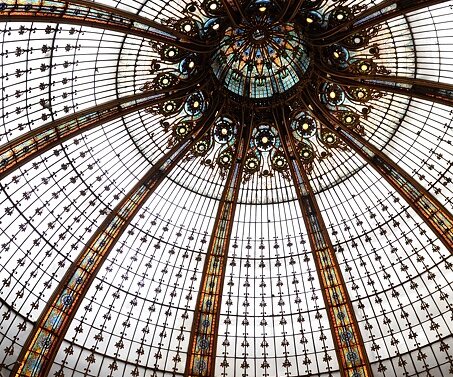 _DSC0009 The dome (coupole) at Galeries Lafayette department store.