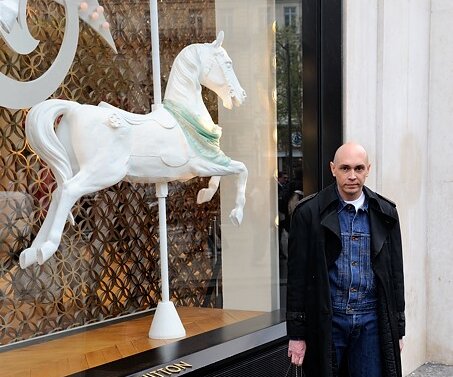 _DSC0013 Markos at the Louis Vuitton flagship store.
