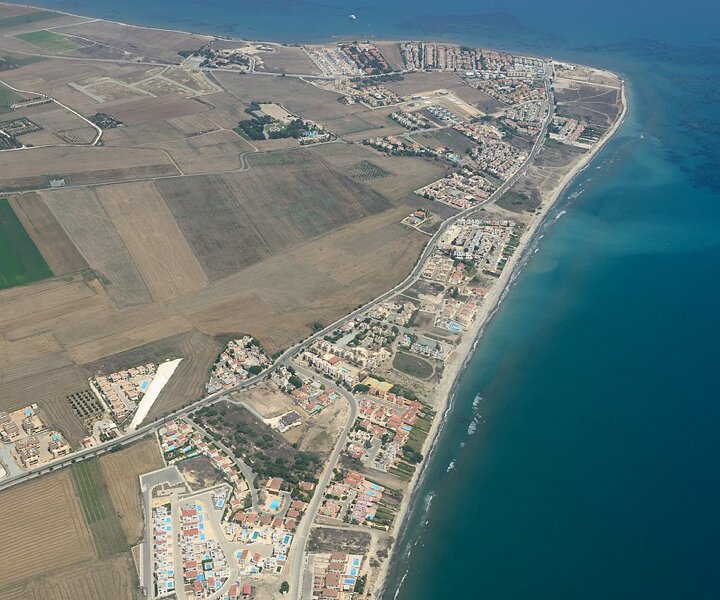 _DSC0018 View after take-off from Larnaca airport.