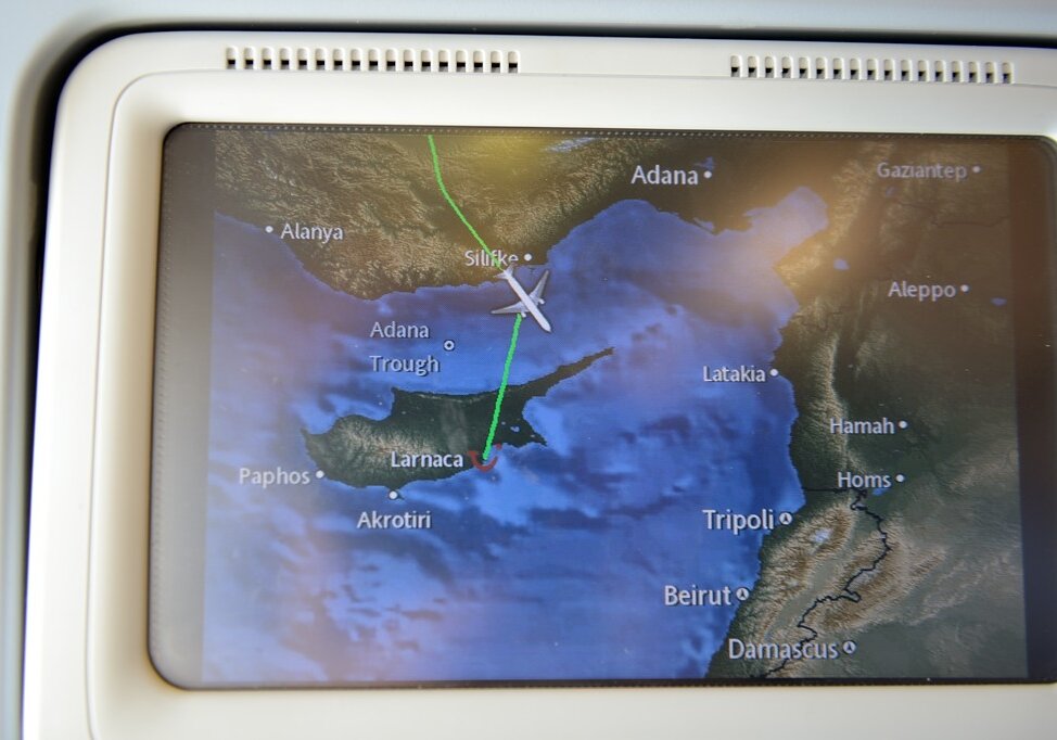 Flight to Cyprus