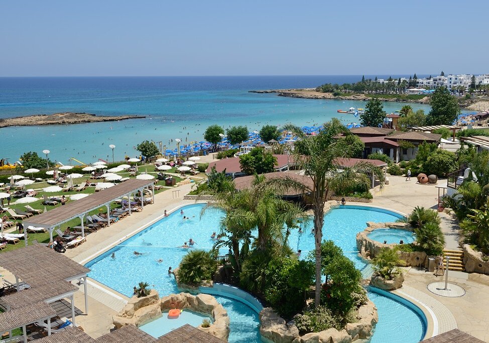 Capo Bay Hotel Views of Capo Bay hotel in Protaras.
