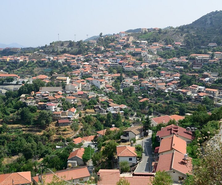 _DSC0001 View of a village in the Troodos mountains.