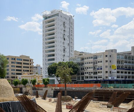 _DSC0025 Building site in central Nicosia.
