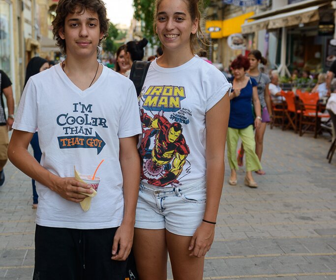 _DSC0010 Andreas and Ingrid at Ledra Street in the old town of Nicosia.