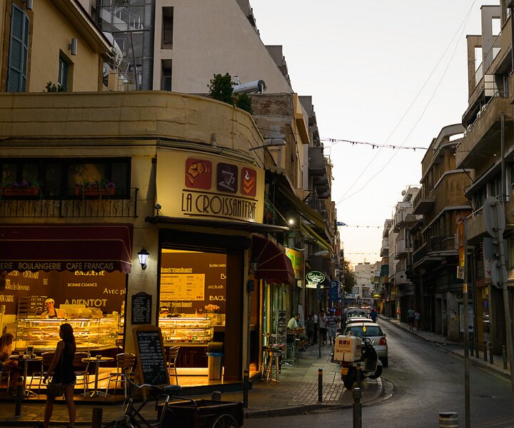 _DSC0019 At the corner of Ledra Street and Regina Street in the old town of Nicosia.