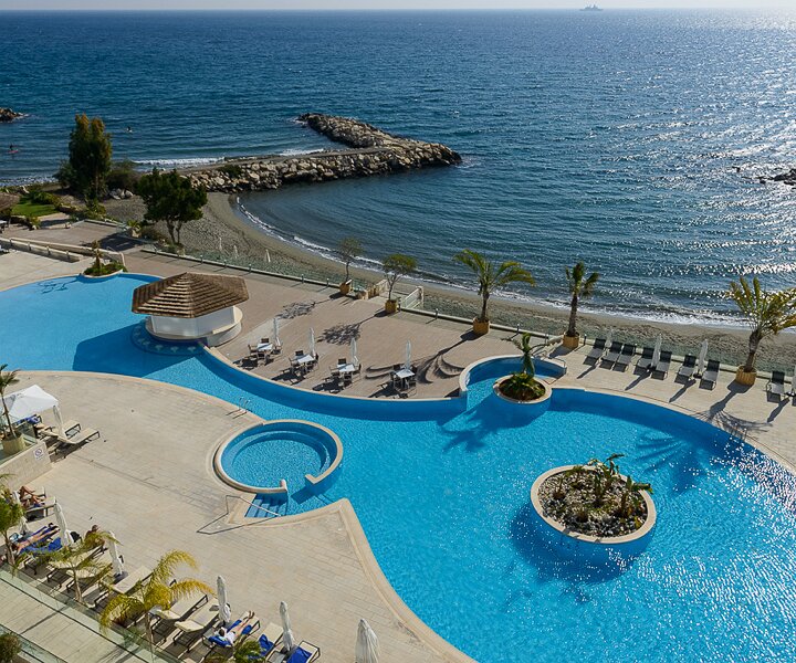 _DSC0017 The pool area at the Royal Apollonia hotel in Limassol.