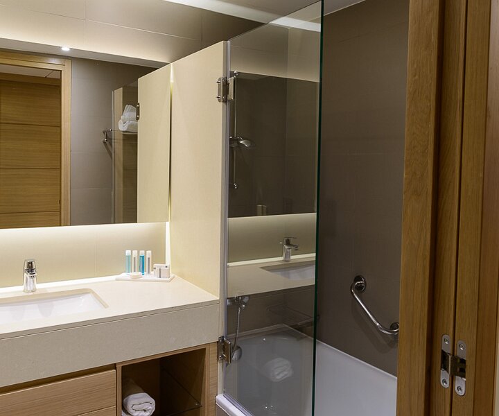 _DSC0061 Bathroom at the Royal Apollonia hotel.