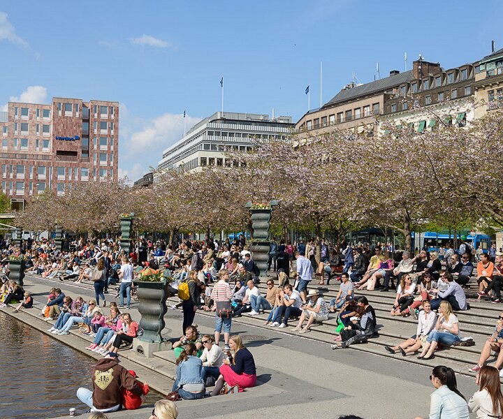 _DSC0029 Enjoying spring in Kungsträdgården.