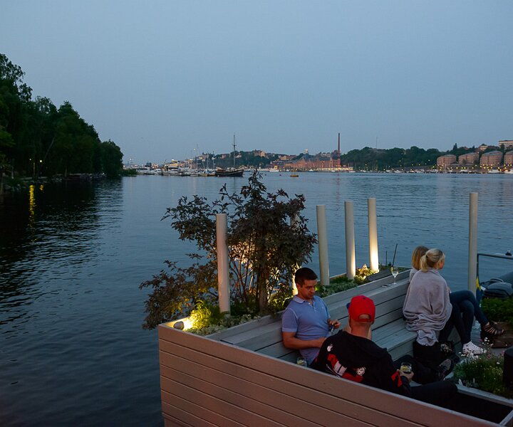 _DSC0074 At Mälarpaviljongen in the evening.