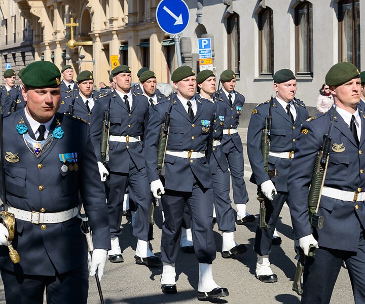 _DSC0034 March of the Royal Guards in Stockholm.