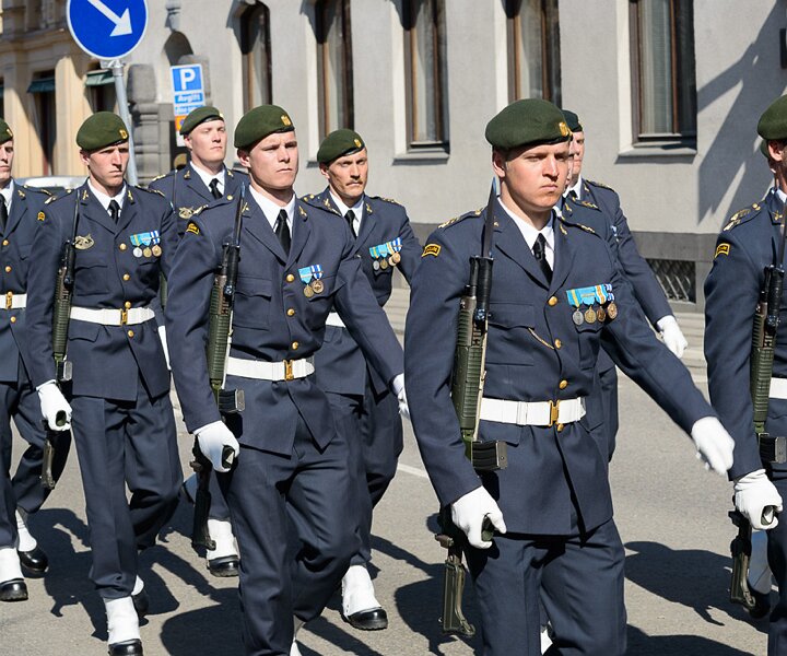 _DSC0035 March of the Royal Guards in Stockholm.