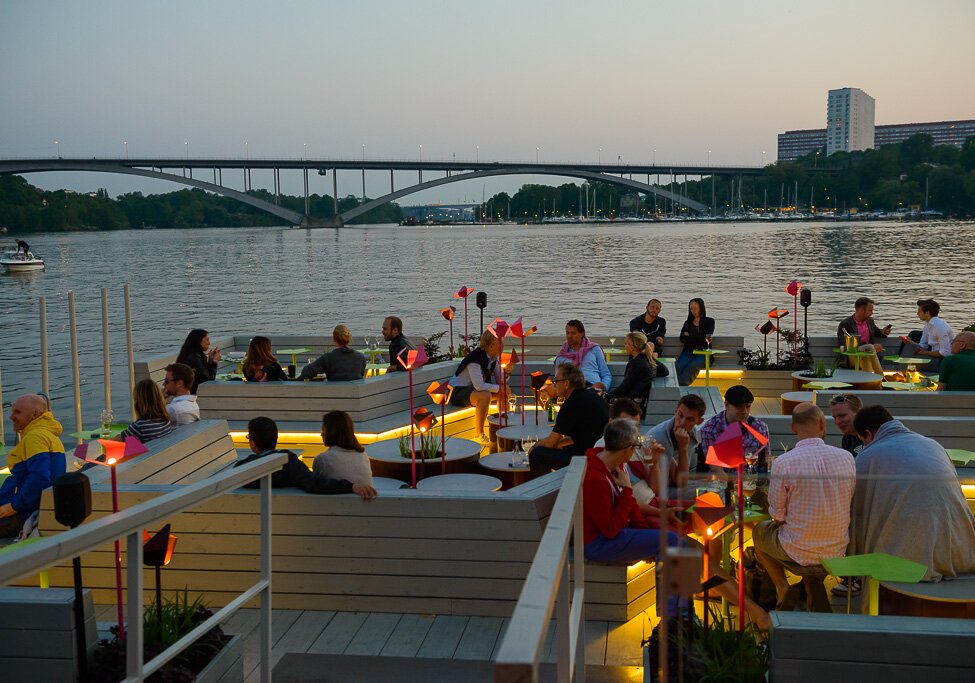 Mälarpaviljongen At Mälarpaviljongen, Summer 2013.