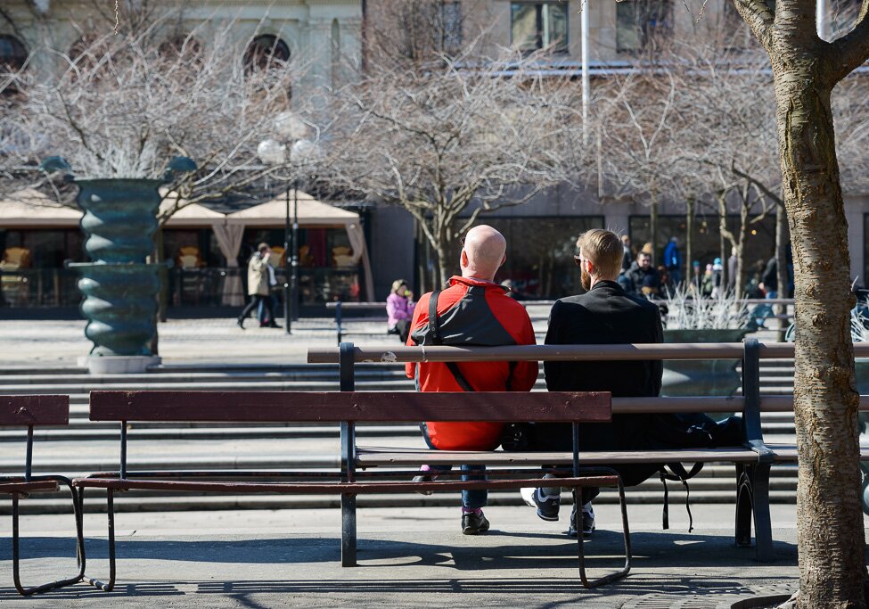 Stockholm in April Spring in Stockholm, April.