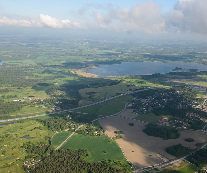 _DSC0019 View after takeoff from Arlanda airport.
