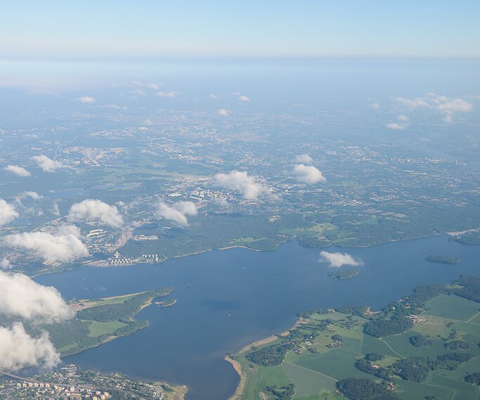 _DSC0022 View after takeoff from Arlanda airport, south of Stockholm.