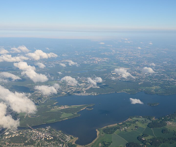 _DSC0023 View after takeoff from Arlanda airport, south of Stockholm.