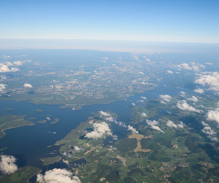 _DSC0025 View after takeoff from Arlanda airport, south of Stockholm.
