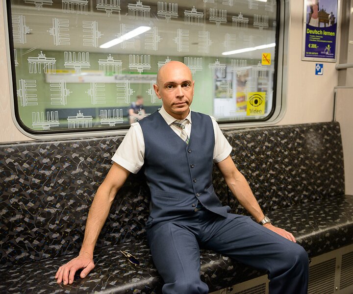_DSC0038 Markos in the subway in Berlin.