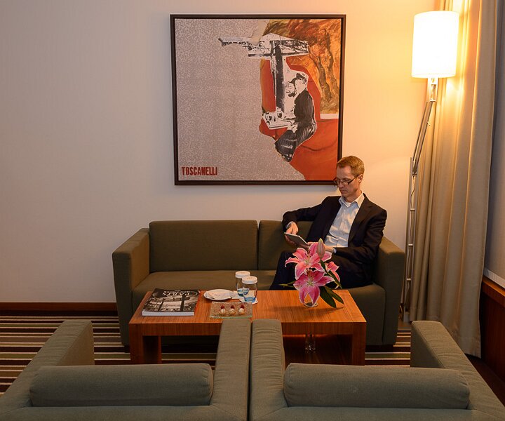 _DSC0159 The hotel room at Sofitel Berlin Kurfürstendamm.