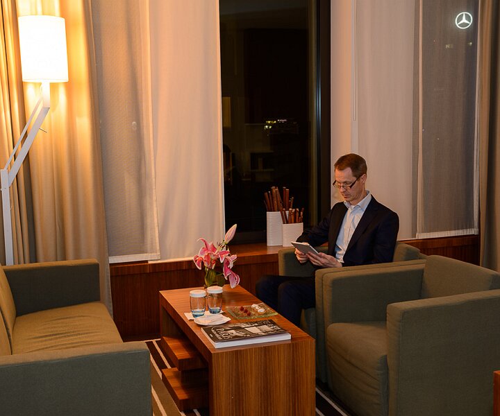 _DSC0167 In the hotel room at Sofitel Berlin Kurfürstendamm.