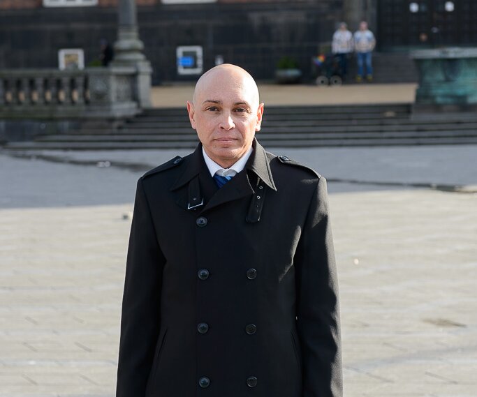 _DSC0028 Markos at Rådhuspladsen (City Hall Square).