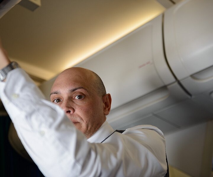 _DSC0022 Markos on the flight to Cyprus.