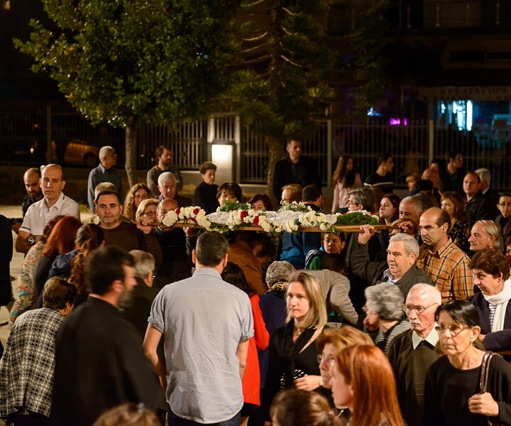 _DSC0025 The Epitafios at the church in Limassol on Good Friday.