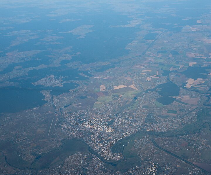 _DSC0017 Flying above eastern Europe on the way to Cyprus.