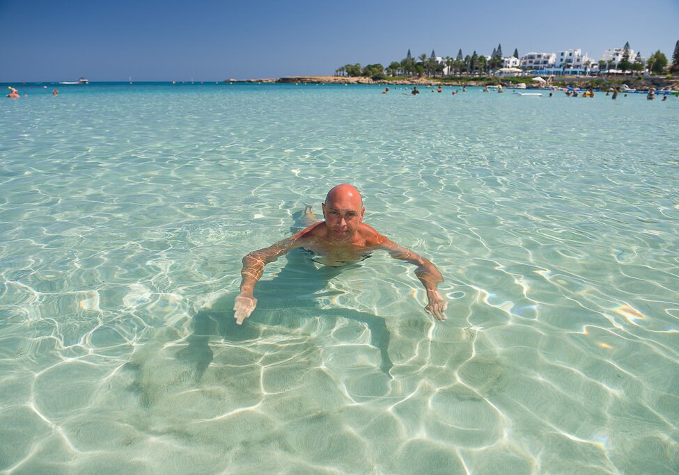At the beach By the beach at Fig Tree Bay.