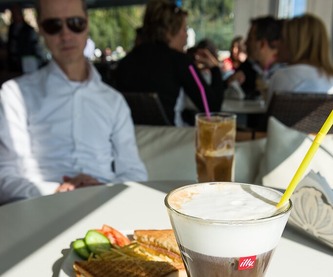 _DSC0015 Cappuccino freddo at Enaerios café in Limassol.