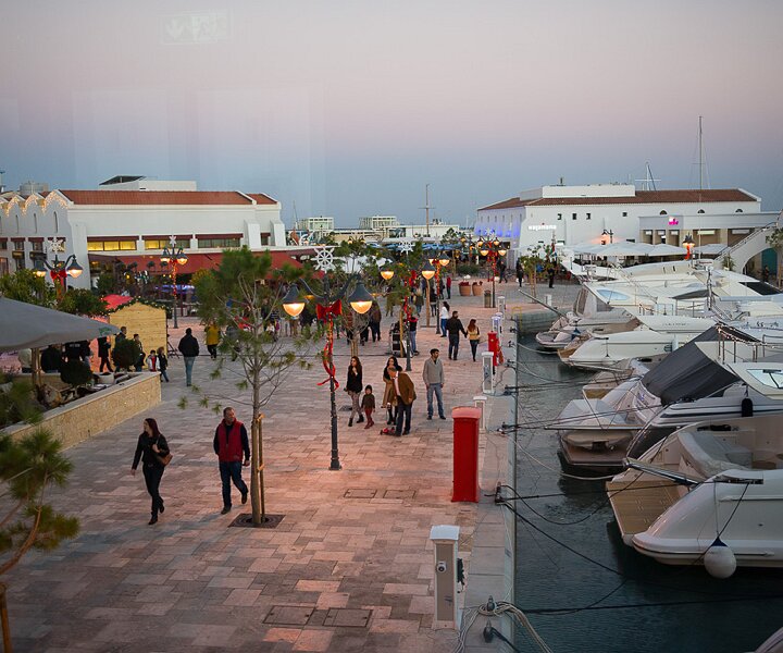 _DSC0021 View of Limassol Marina from Pyxida restaurant.