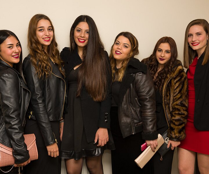 _DSC0100 The girls ready to go clubbing on New Year's Eve.