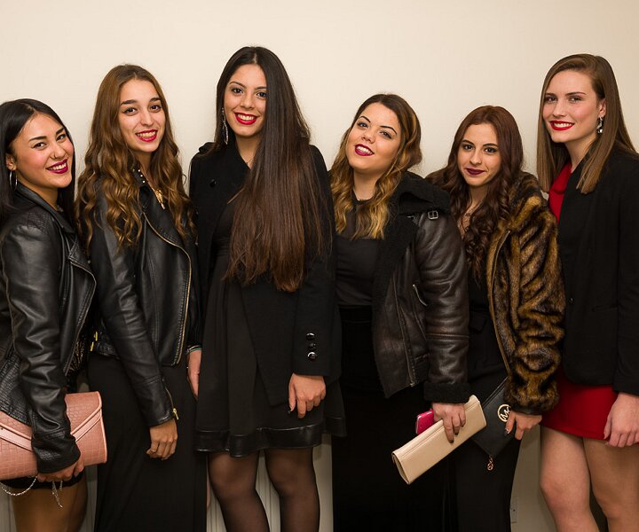 _DSC0102 The girls ready to go clubbing on New Year's Eve.