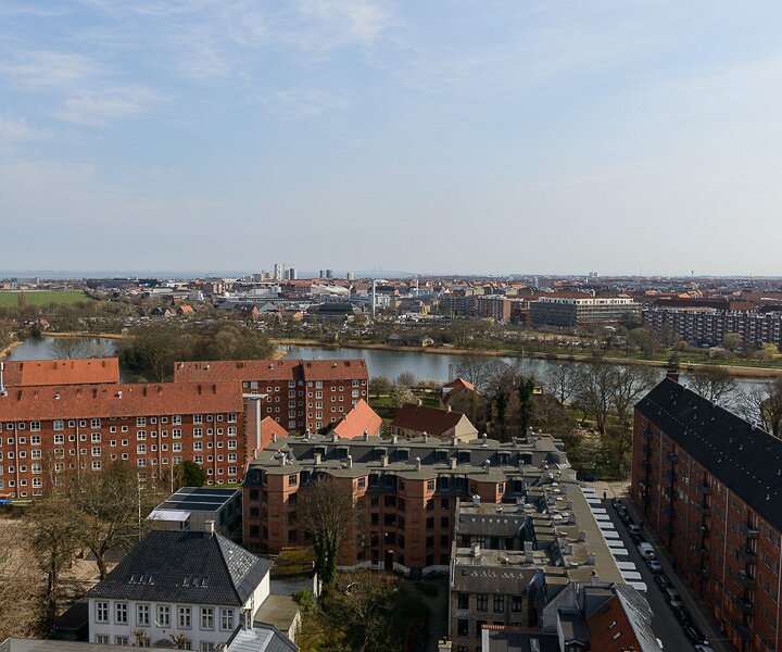 _DSC0006 View from the spire of Vor Frelsers Kirke (Church of Our Saviour) in Copenhagen.
