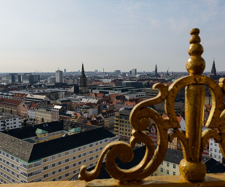 _DSC0010 View from the spire of Vor Frelsers Kirke (Church of Our Saviour) in Copenhagen.