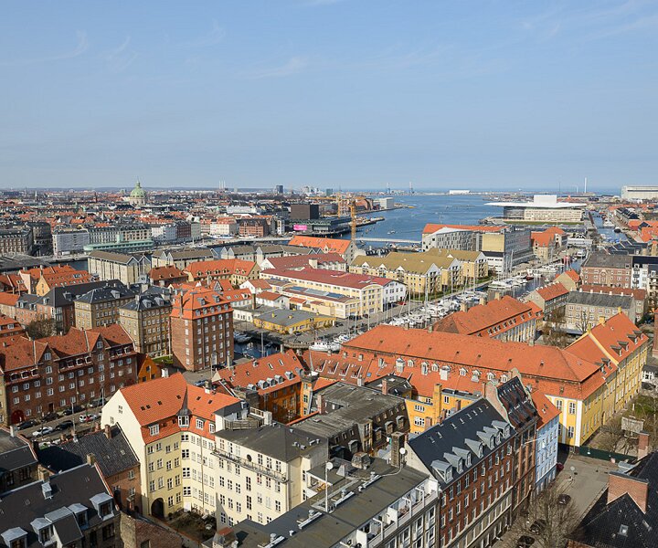 _DSC0014 View from the spire of Vor Frelsers Kirke (Church of Our Saviour) in Copenhagen.