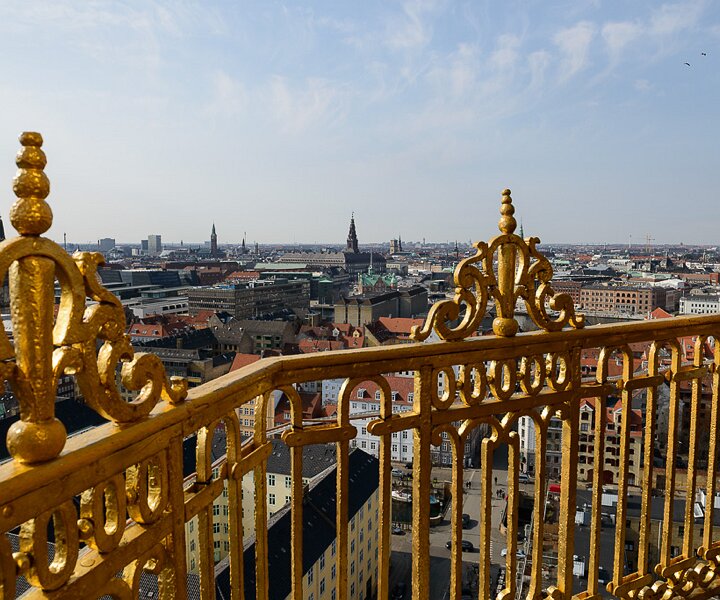 _DSC0027 View from the spire of Vor Frelsers Kirke (Church of Our Saviour) in Copenhagen.