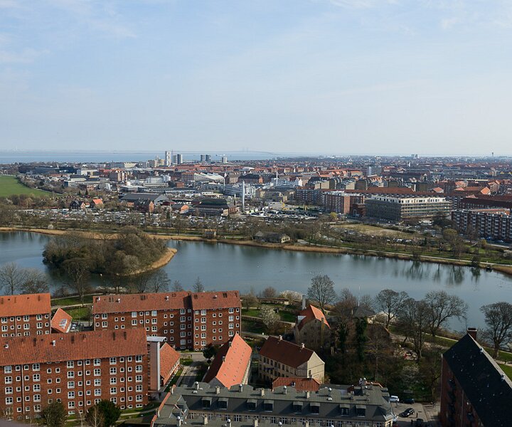 _DSC0042 View from the spire of Vor Frelsers Kirke (Church of Our Saviour) in Copenhagen.
