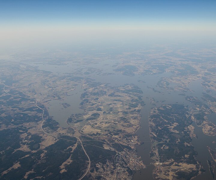 _DSC0011 View south-west of Stockholm, flying to Copenhagen.