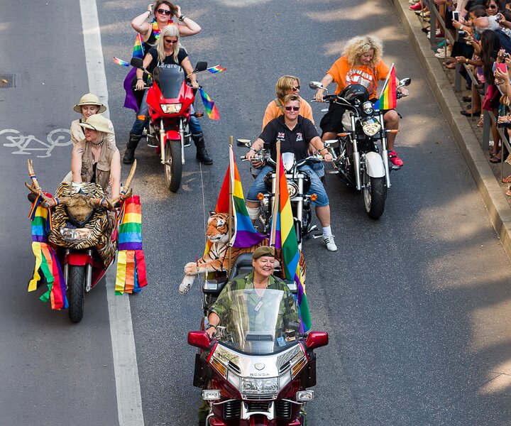 _DSC0017 Bikers in the Pride Parade.