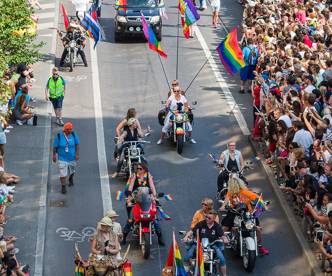 _DSC0019 Bikers in the Pride Parade.