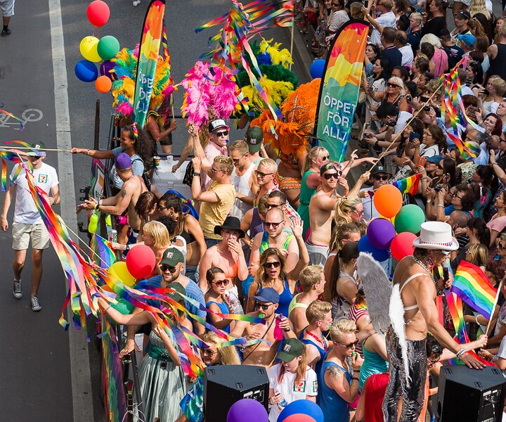 _DSC0079 Participants in the Pride Parade.