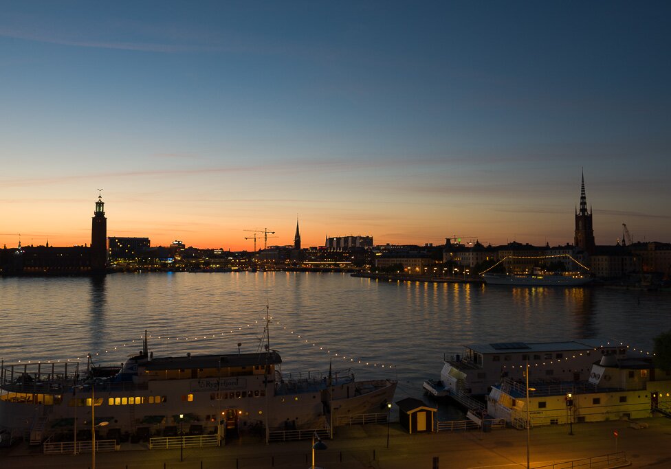Summer night city