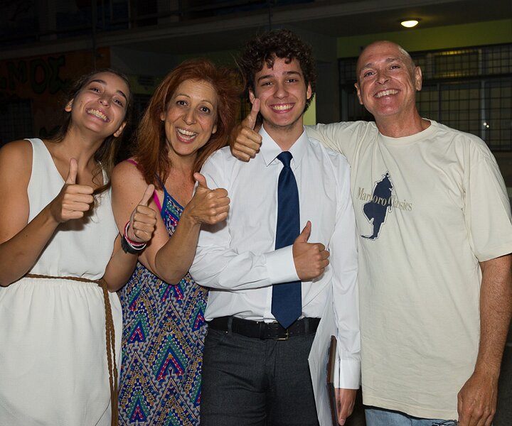 _DSC0030 Andreas with family at his school graduation.