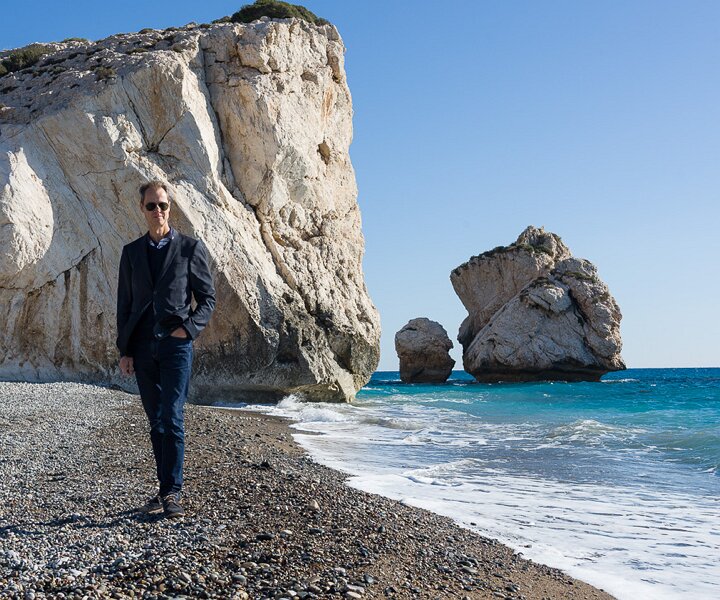 _DSC1989 Arto at Petra Tou Romiou (the Roman's rock).