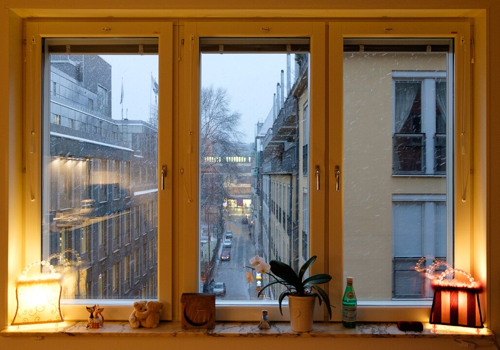 Apartment views Views from the apartment in Stockholm.