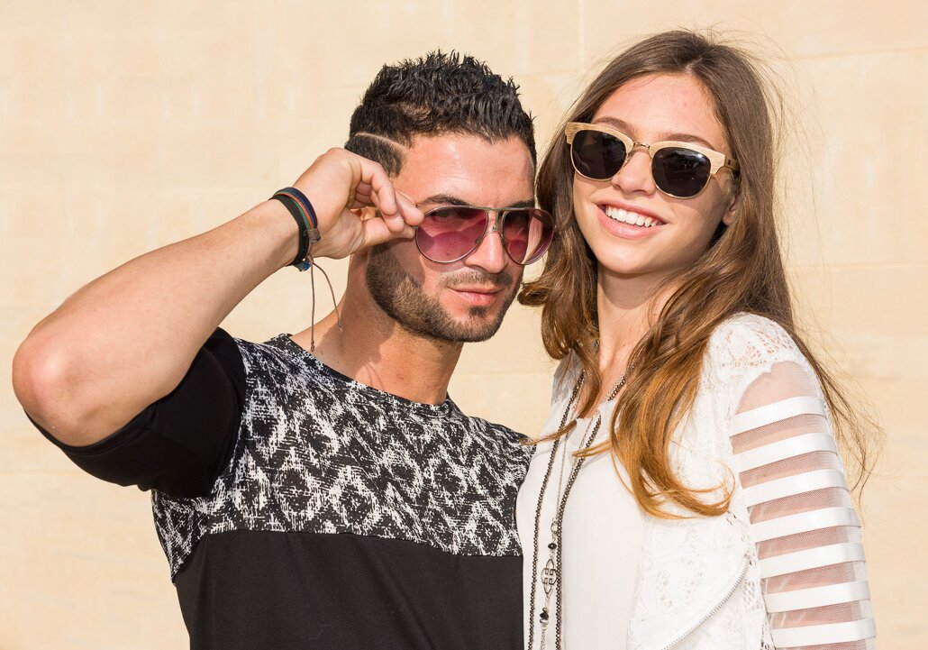 At a fashion show