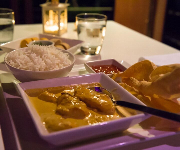 _DSC1163 Chicken Korma for dinner at Koi of Capo Bay hotel.